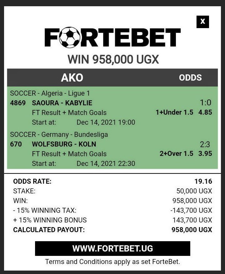 Best betting tips (bet_ug) Twitter