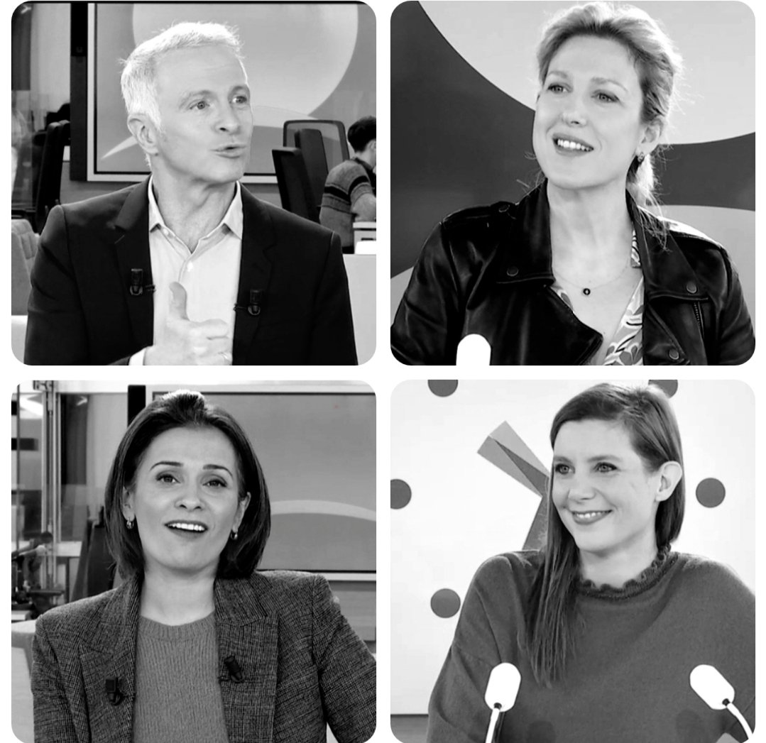 Roux76841941's tweet photo. @SergeM28892094 @CamilleGrenu @Myriam_Bounafaa @cdelabaume @SamuelEtienne Dream Team du matin ✨👍
Quel plaisir de les retrouver pour nous présenter l'essentiel de l'actualité.
#franceinfoTV.
Canal 2️⃣ 7️⃣ 
😊👏👍🙂😉 https://t.co/xPjGrhcdLF