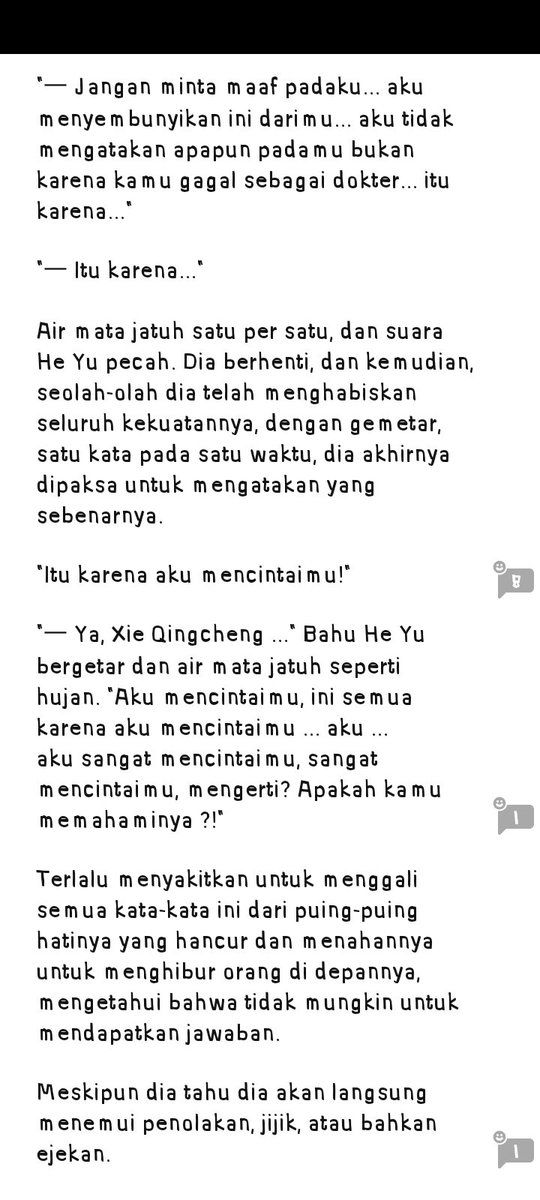 rrnni_31's tweet photo. Finallyyyyy, akhirnyaaa, akhirnyaaaa He Yu 😭😭😭....
Bilah kemajuan He Yu udah meledak, tinggal nunggu respon positif dan tulusnya dari Xie Qingcheng.... Berharap gak akan lamaaaaaaaaaa 😭😭😭😭 chapter 126 bener2 bikin emosj jiwa naek turun...
#binganben #chapter126 https://t.co/hXAWaf4U7x