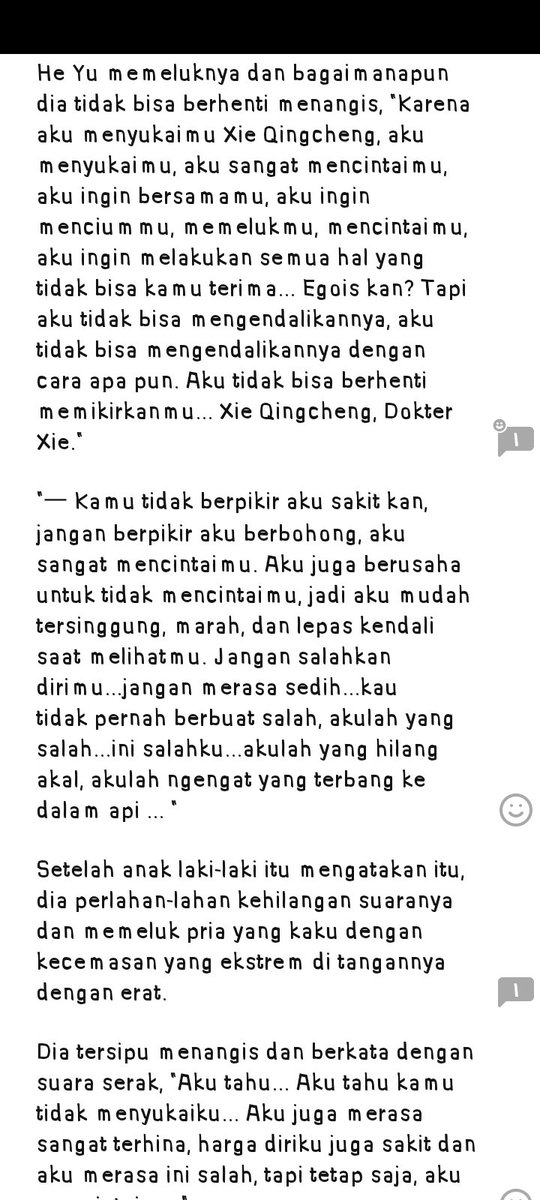 rrnni_31's tweet photo. Finallyyyyy, akhirnyaaa, akhirnyaaaa He Yu 😭😭😭....
Bilah kemajuan He Yu udah meledak, tinggal nunggu respon positif dan tulusnya dari Xie Qingcheng.... Berharap gak akan lamaaaaaaaaaa 😭😭😭😭 chapter 126 bener2 bikin emosj jiwa naek turun...
#binganben #chapter126 https://t.co/hXAWaf4U7x