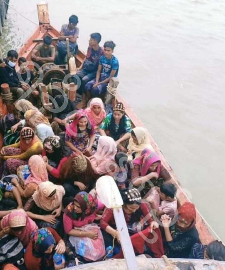 akmoe2's tweet photo. Maungdaw Township Court sentences 109 Rohingya got arrested by the Junta while trying to escape from open prison (Rakhine) and two Bama  to 5 years in prison each under Section of Immigration Act.#Rohingya https://t.co/avBTtdwY5p