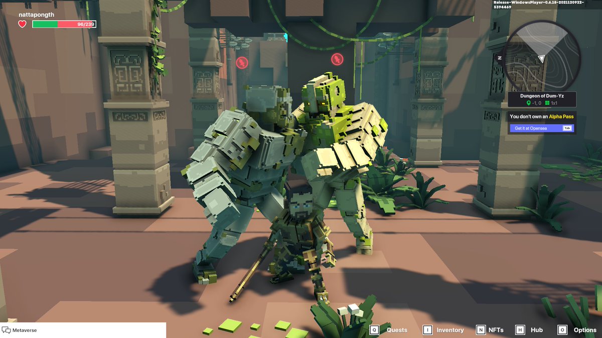 NattapongTH79's tweet photo. @TheSandboxGame There 're 3 golems. https://t.co/fmjzGu34yK