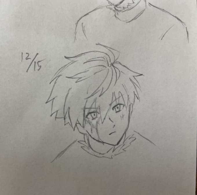 あと、ほぼ毎日描くようになったからか、苦手な右向きの顔も1発で描けるようになって来た…! 