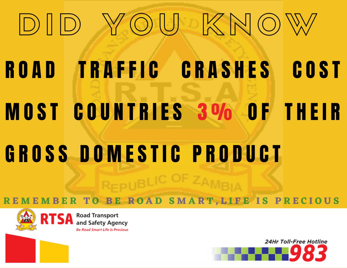 AskRtsa's tweet photo. Careless driving/Dangerous driving not only sets you back, It sets the whole country backwards.
Remember to be road smart, Life is precious.
#Beroadsmart #lifeisnotacarpart #lifeisprecious https://t.co/bWNfRZipuB