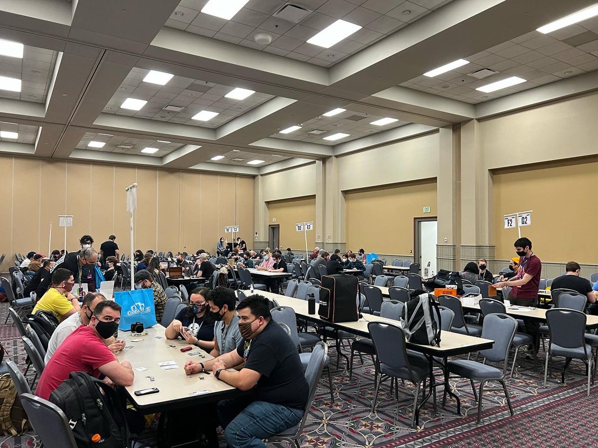 evaction's tweet photo. Got to test out a few developing titles inside the Unpub room at @pax Unplugged 2021. #pax #paxunplugged #paxunplugged2021 #worldbreakers #alynthia #indiedev #indiboardgames #unpublished #unpublishedgamesnetwork #protoalley https://t.co/jp6ejFBW6J