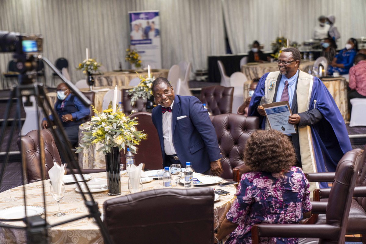 When Legends meet it's all smiles. Zimbabwe Medical Awards Ceremony....