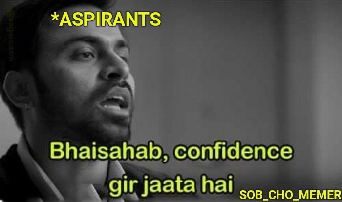 #UPSI2021SCAM 
Aspirants who are studying day &amp; night &amp; doing hard work so that they cleared UPSI exam &amp; get reputed job but when they hear that there is fraudulent system in it. 
Frustrated aspirants:-
