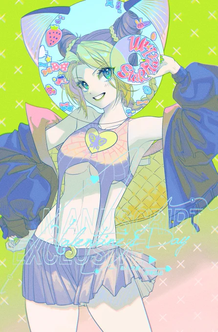 #ジョジョ #JOJO #jjba #空条徐伦 #CujohJolyne   一些蒸汽波配色 