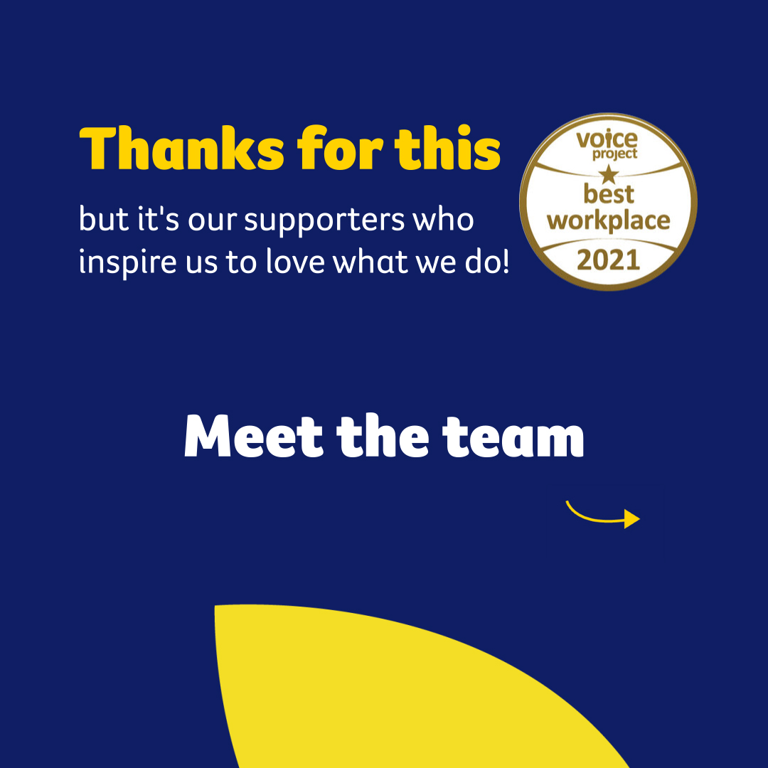 CancerVic's tweet photo. 1/3 Thanks Voice Project for naming us a Best Workplace of 2021! https://t.co/X5lJWVpuAz