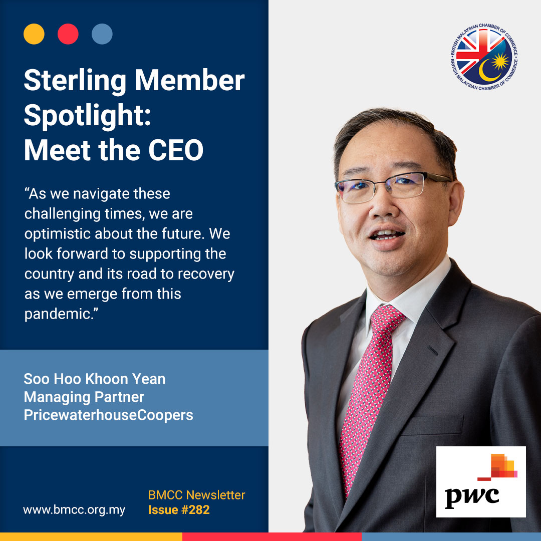 BMCCmy's tweet photo. Meet the #CEO: Soo Hoo Khoon Yean, Managing Partner, PricewaterhouseCoopers
@PwC @PwC_Malaysia
Click here to read more:
https://t.co/gR5ebPZRtb
.
.
#BMCC #BMCCMember #SterlingSpotlight #CEO #PwC https://t.co/LoZwuF9VpU