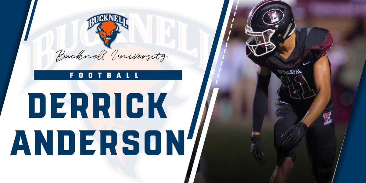 EHSAthletics (@ehsmaroon) on Twitter photo Congratulations to senior Derrick Anderson who today formally celebrates his plans to continue his football career at the intercollegiate level at Bucknell University <a href="/Bucknell_FB/">Bucknell Football</a> <a href="/EHSfootball1839/">Episcopal High School Football</a> <a href="/EpiscopalHS/">EHS: The High School</a> Congratulations to senior Derrick Anderson who today formally celebrates his plans to continue his football career at the intercollegiate level at Bucknell University <a href="/Bucknell_FB/">Bucknell Football</a> <a href="/EHSfootball1839/">Episcopal High School Football</a> <a href="/EpiscopalHS/">EHS: The High School</a>