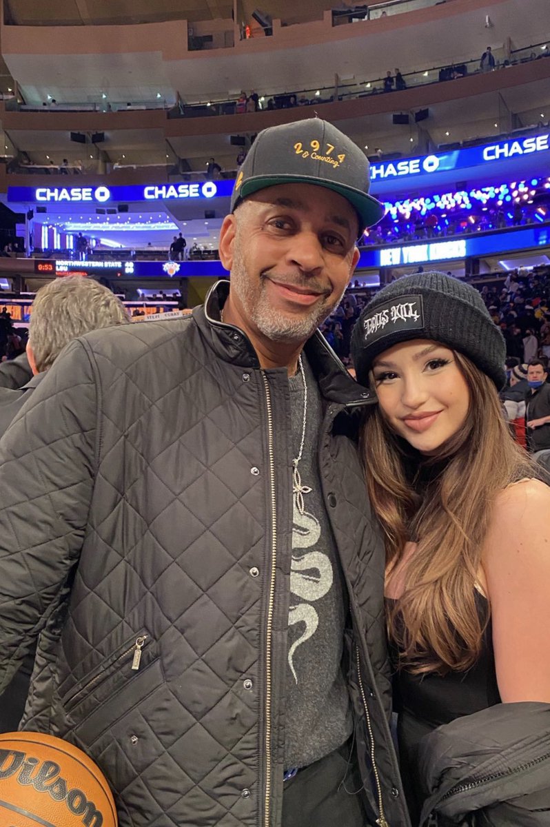 Dell Curry Was Trending With Instagram Model Ana Cheri At Steph Curry 3  Pointer Record-Breaking Game