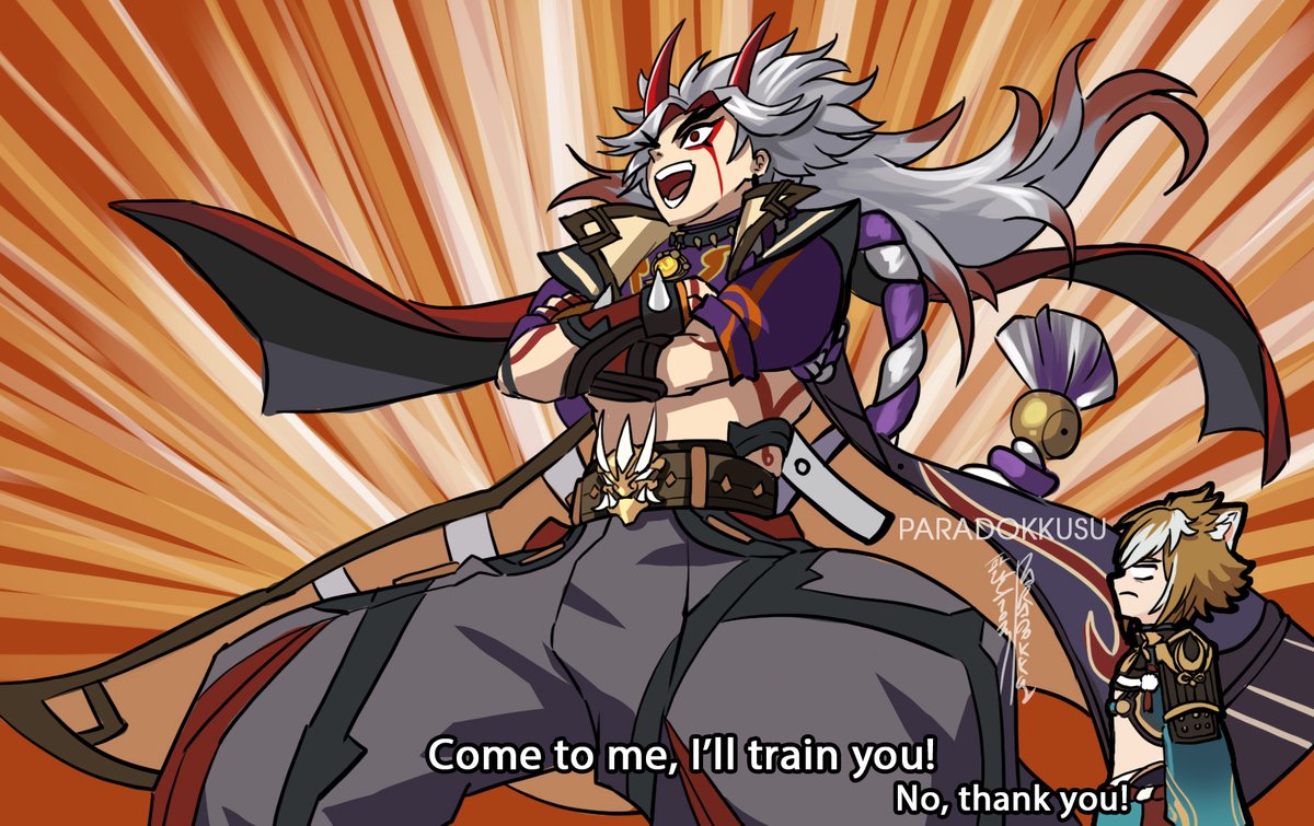 𝑳𝑬𝑻'𝑺 𝑹𝑶𝑳𝑳!

HAPPY ITTO  AND GOROU RELEASE!!! 🥳🥳

continuing Genshin x Demon Slayer ehehehe