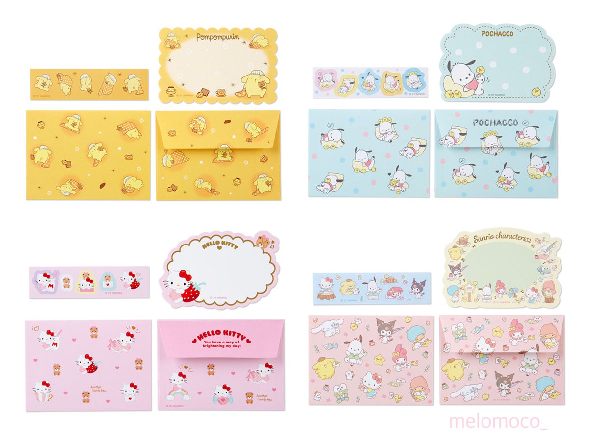🎀PRE message card set💌
size 9*6.5 cm
มีการ์ด 5, ซอง 5, สติ๊กเกอร์

💖160
💖มัดจำ 80

💌ค่าส่ง 30/50
✈️ส่งกลับแอร์ems
สนใจDMค่า💕
#ตลาดนัดsanrio #ตลาดนัดซานริโอ้ #ซานริโอ้ #mocopreorder