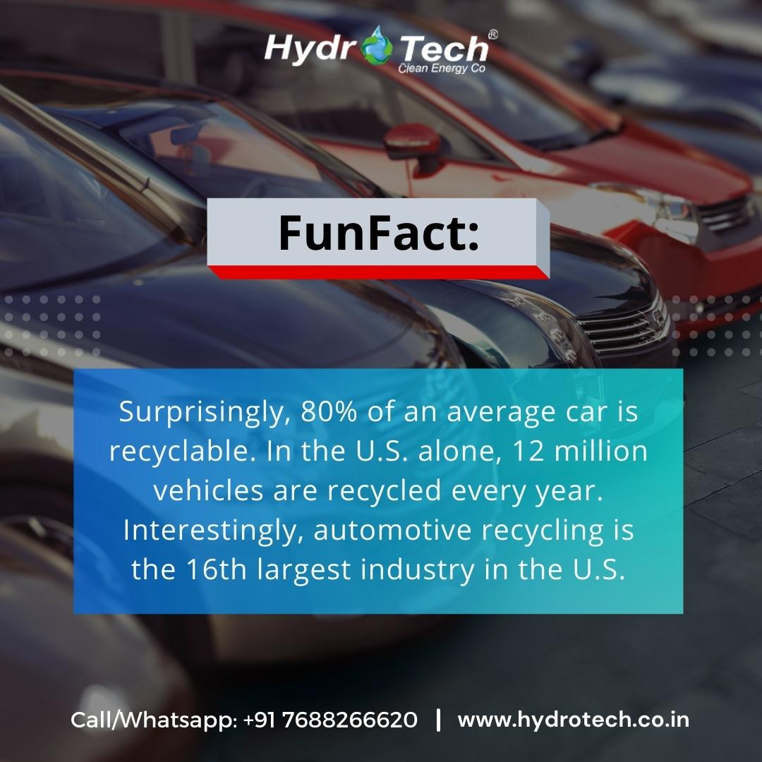 Fun fact of the day. 
Visit us at: hydrotech.co.in
.
.
#newbusiness #gogreen #startups #cleanenergy #cleanengine #highrevenue #HHOcleaning #hydrogencleanenergy