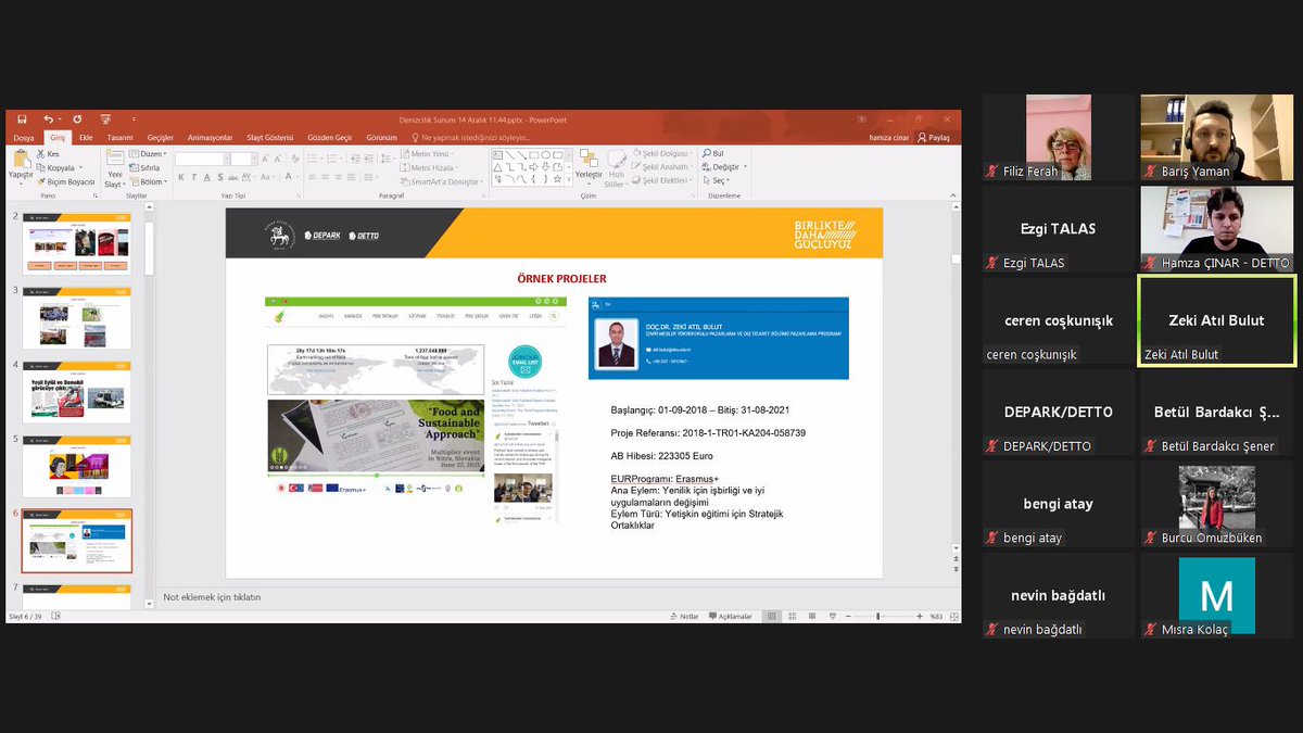 Dokuz Eylül Üniversitesi Teknoloji Transfer Ofisi Proje Destek Birimi olarak Deniz Bilimleri ve Teknoloji  Enstitüsü öğrenci ve araştırmacıları ile Proje Yönetimi ve Güncel Proje Hibeleri kapsamında eğitim gerçekleştirdik.
#universitemDEU #dokuzeylultto #deudenizbilimleri