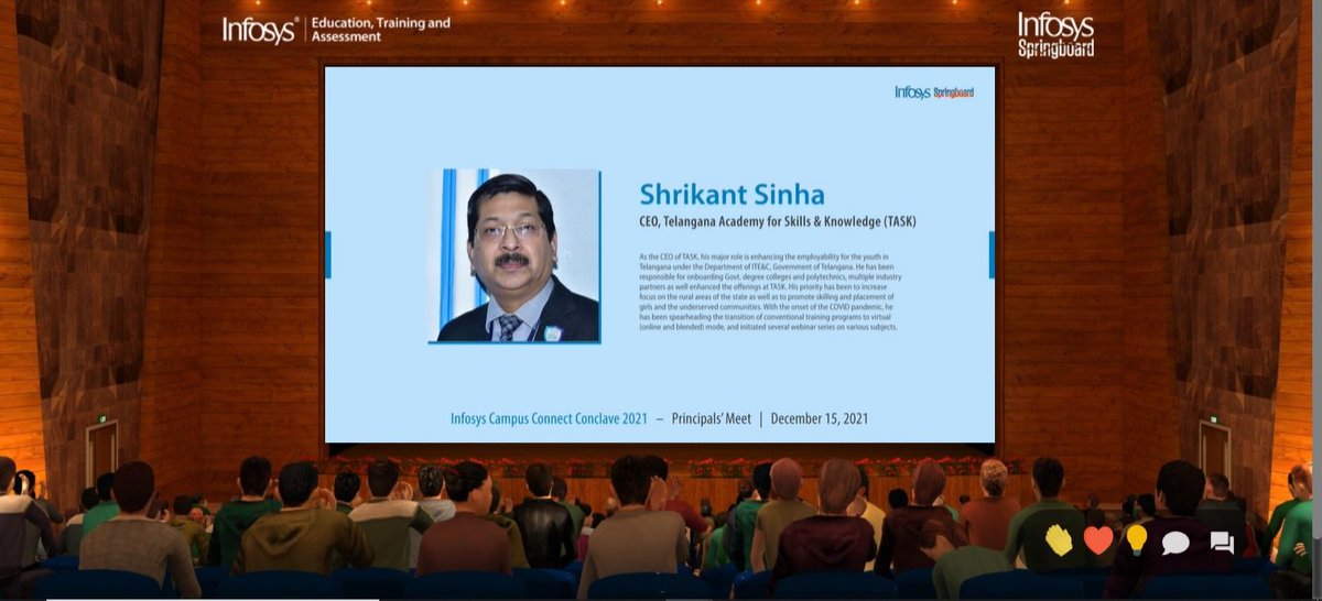 adin_tyson's tweet photo. Welcoming Panelists on Industry Goverment Engagement @ShrikantNF, @VictorSundar and Kiran.N.G. @Infosys @t_aarohi @padma8376
#InfosysSpringboard #InfosysCCConclave https://t.co/XDyMUHO5Qu