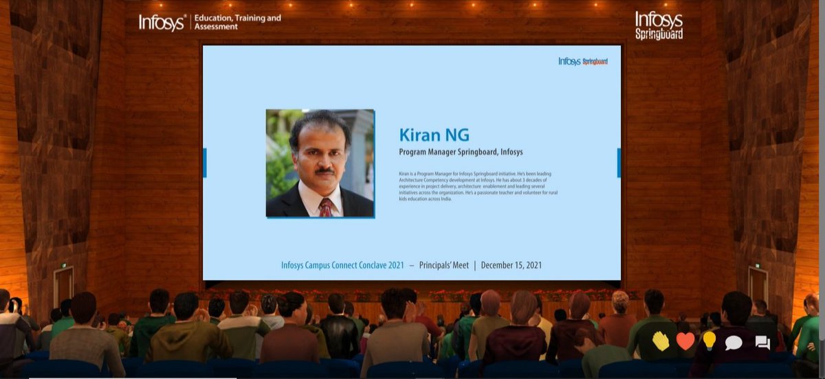 adin_tyson's tweet photo. Welcoming Panelists on Industry Goverment Engagement @ShrikantNF, @VictorSundar and Kiran.N.G. @Infosys @t_aarohi @padma8376
#InfosysSpringboard #InfosysCCConclave https://t.co/XDyMUHO5Qu