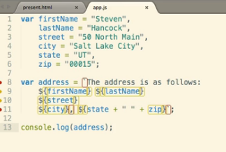 awarecoder's tweet image. #javascript #templatestrings 
Template string can include expressions of function calls within and it can be assigned to a variable. Can also separate the template strings in different lines for readability. Inside ${} we place expression.