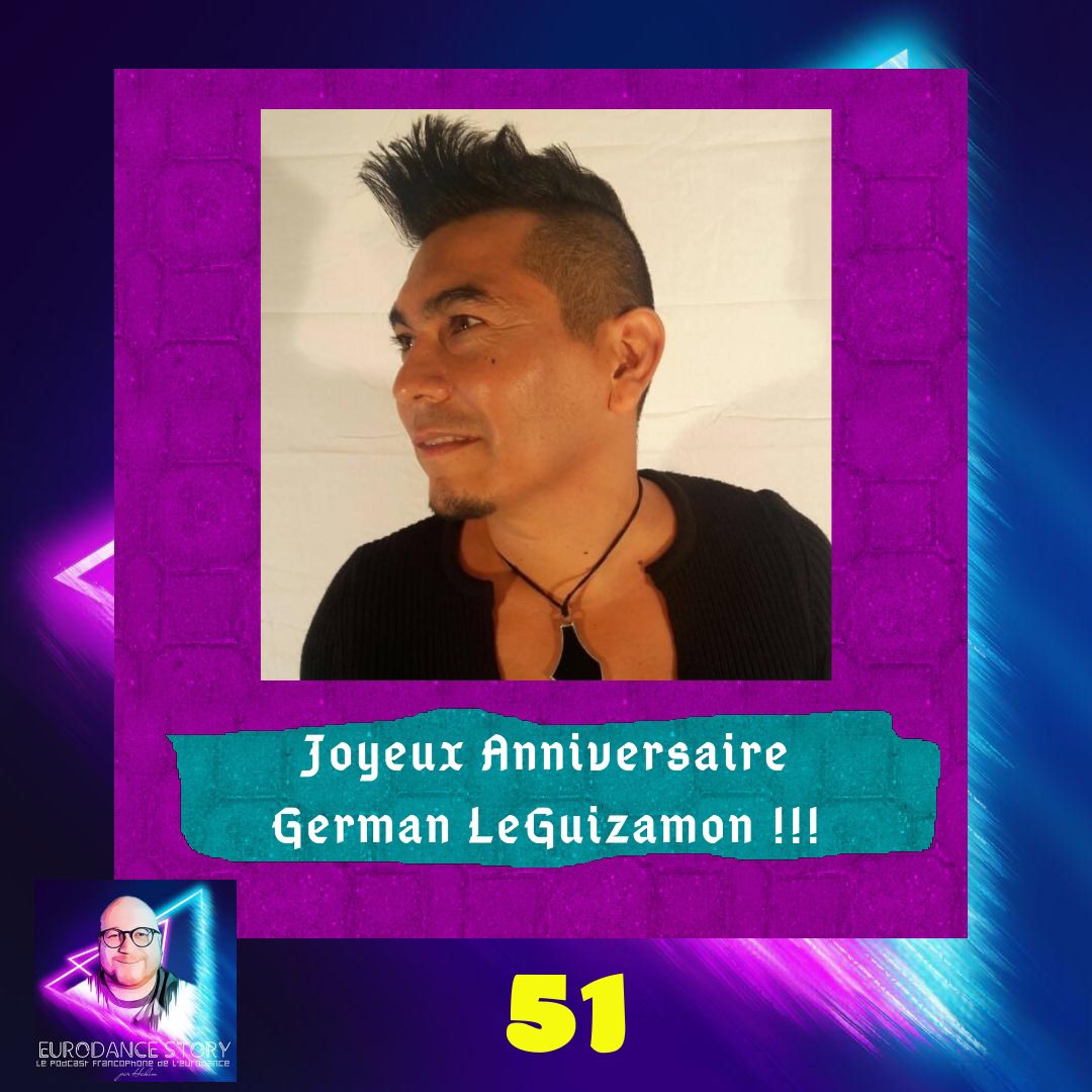 Eurodance_Story's tweet photo. Joyeux Anniversaire German LeGuizamon qui fête aujourd’hui ses 51 ans! 🥳🥳😘 Quel est votre titre préféré de sa discographie?  #birthday #eurodance #germanleguizamon #soundlovers #thesoundlovers https://t.co/yQo5ZwAsaG