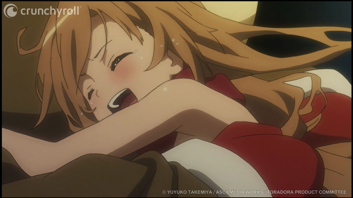Crunchyroll's tweet photo. Good Night 🌙 (via Toradora) https://t.co/yRxw0MJ2w2