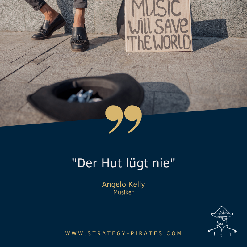 StrategyPirates's tweet photo. Angelo Kelly ist vielen als Mitglied der Kelly-Family bekannt. Als er im Rahmen der Sendung "Captains Dinner" gefragt wurde, was er von seiner Zeit als Straßenmusiker als wichtigste Lektion gelernt hat, kam die Antwort sehr schnell: "Der Hut lügt nie!".

https://t.co/QYZkeAYbUw https://t.co/6jp3hpbXIb