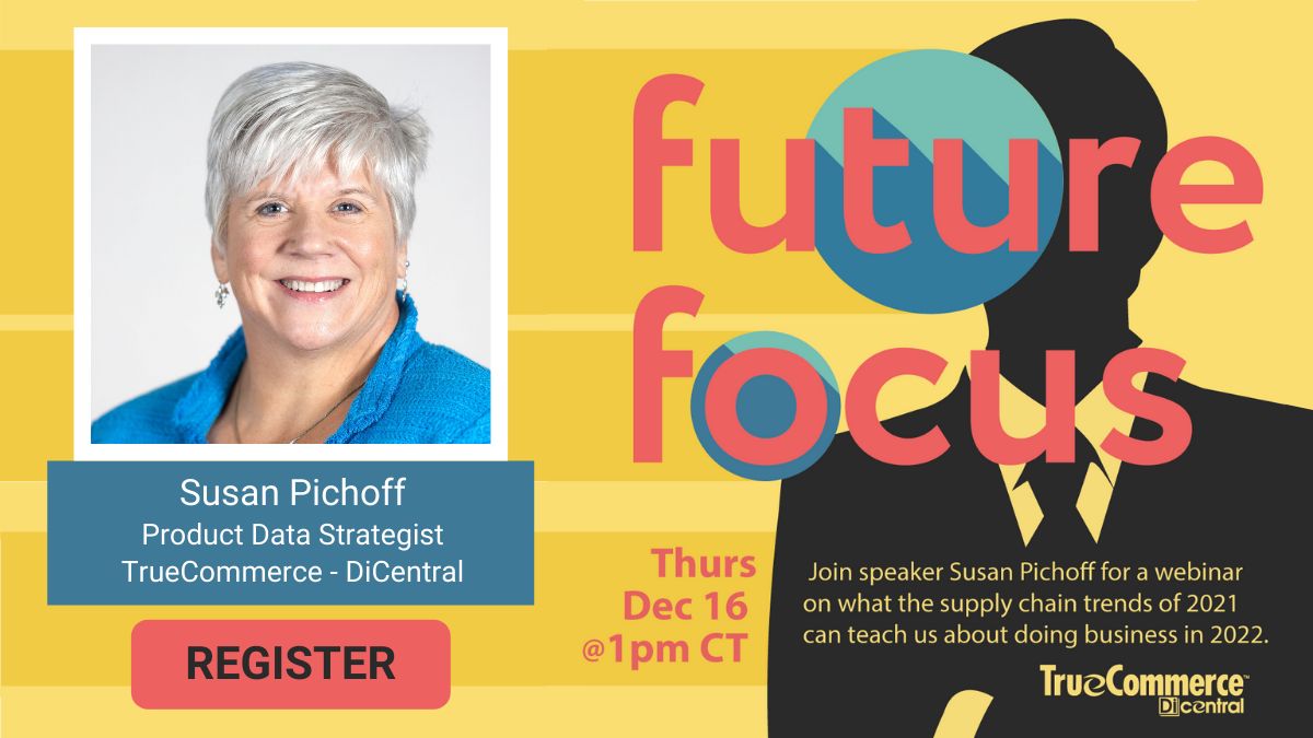 Dicentralindia's tweet photo. This Thursday, Dec. 16 at 1 pm CST, hear from returning speaker Susan Pichoff as she talks about lessons learned in 2021 and applying those to create a disruption-proof supply chain for 2022. https://t.co/nR2VZeWlMb https://t.co/7abFB708jo