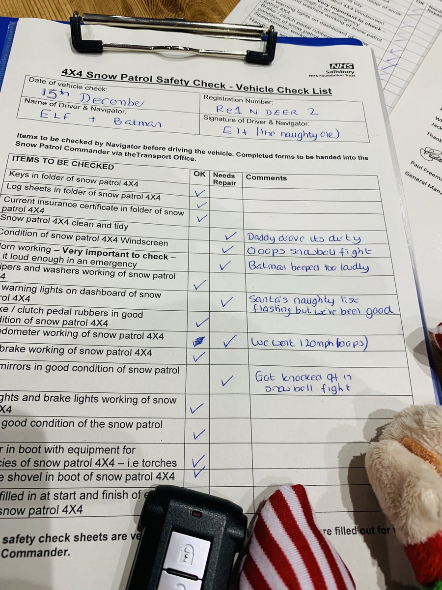 Big thank you and shout out to the facilities team <a href="/SalisburyNHS/">Salisbury Hospital</a> for giving little man a special job to do - his elf decided to get in on the action! #makingmemories whilst mummy is busy vaccinating!