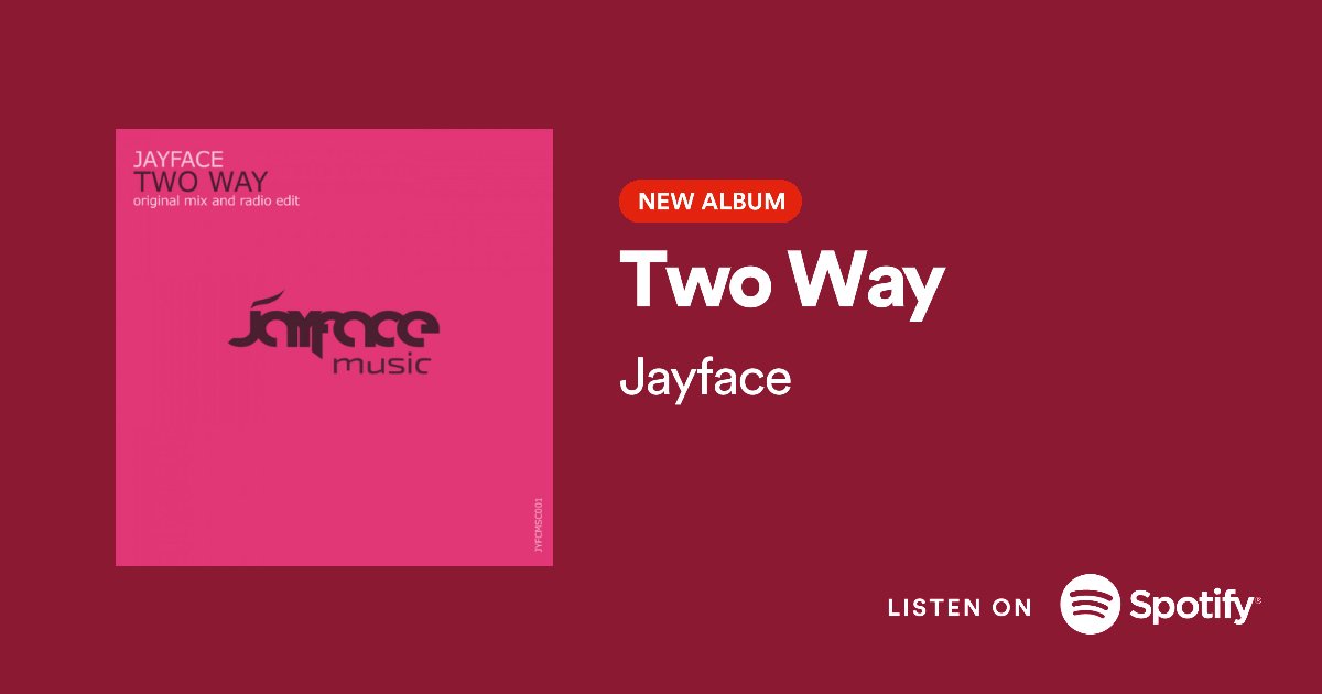 Jayfaceofficial's tweet photo. Jayface - Two Way is out now!
Listen on Spotify: https://t.co/CQGlyuWI42
Beatport: https://t.co/1dNyvCXJUi
#jayface #trance #edm #progressive #trancefamily https://t.co/0jI5IbY6ZJ