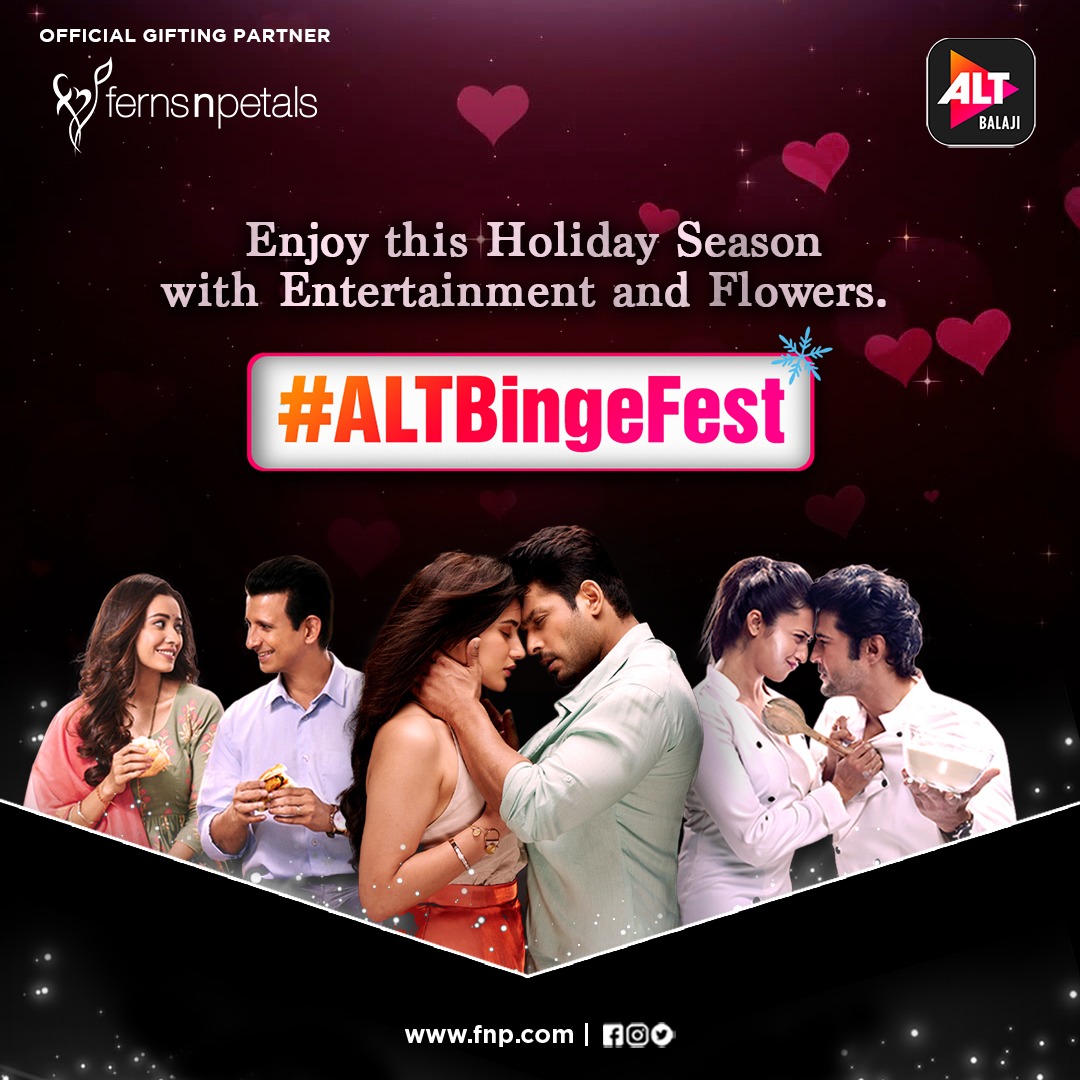 Binge-watch the shows on @altbalaji for non-stop entertainment! 😍
.
.
#FernsNPetals #GiftingPartner #ALTBingeFest