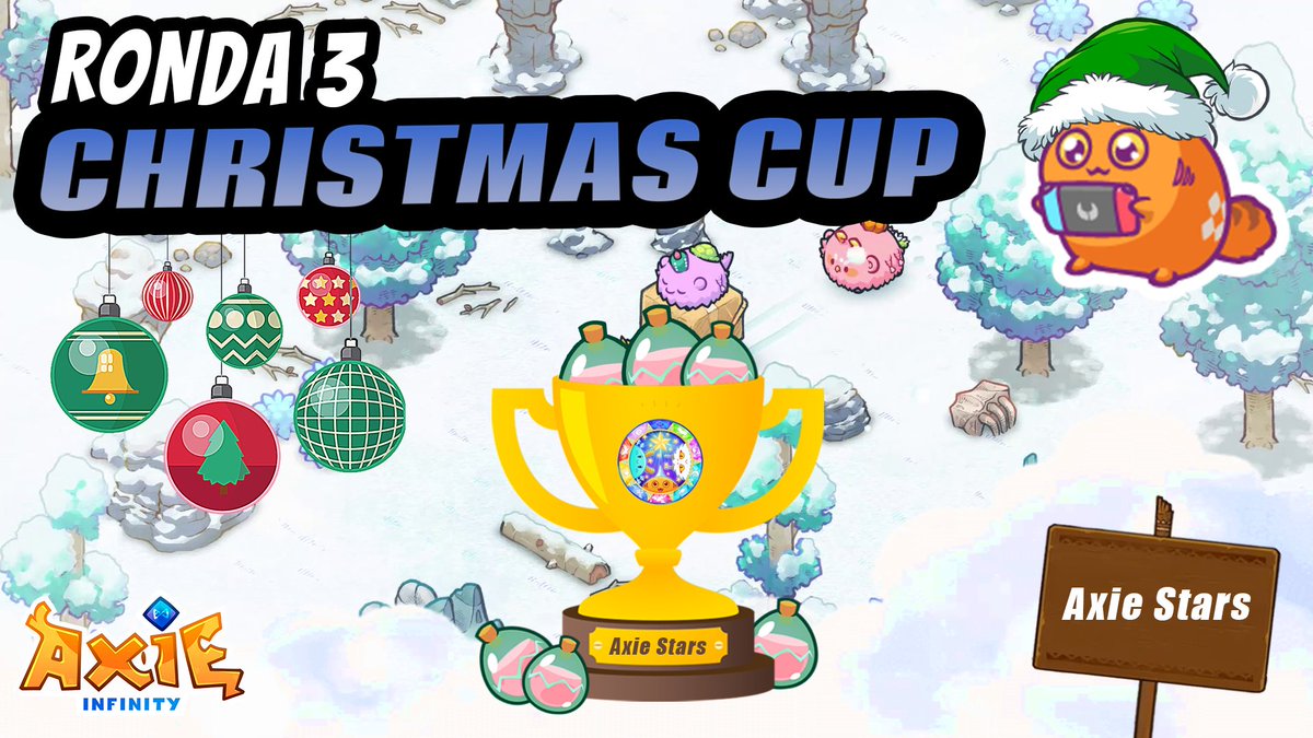 AxieStars's tweet photo. NUEVAS CLASIFIACIONES de la CHRISTMAS CUP
🏆 de #AxieInfinity de la comunidad de Axie Stars.

https://t.co/HUreigc9QT

👊 RONDA 3 👊

#AxieScholar #AxieScholarships #Metaverso https://t.co/tT9E6AT0wM