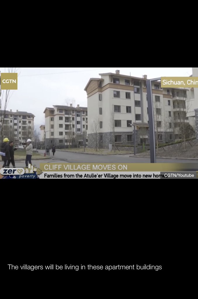 SteelAdolf's tweet photo. China’s anti-poverty measures have changed people’s lives in a cliff village and were praised one year ago by CNN and BBC. #antipoverty #China #cliffvillage https://t.co/K1Yy8KNzWy
