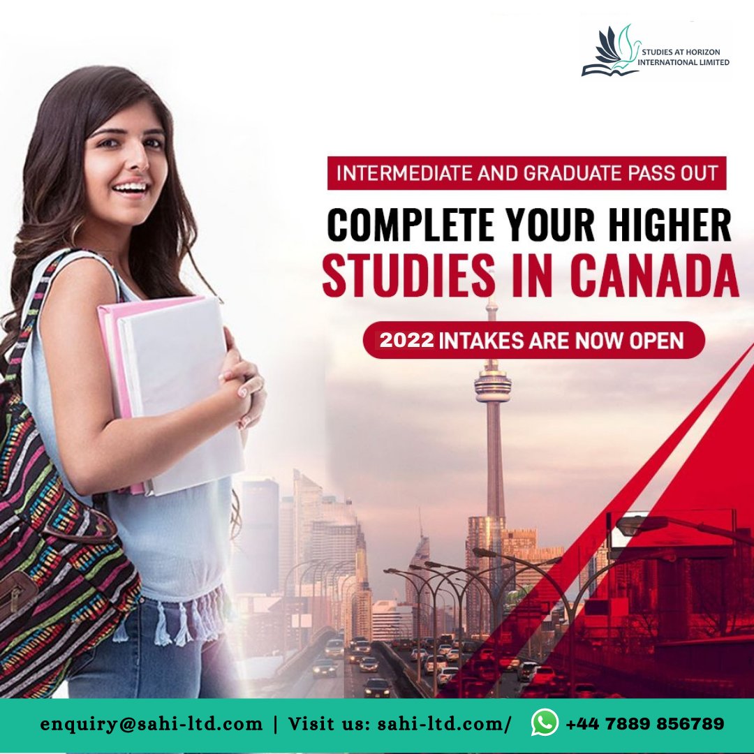 sahi_ltd's tweet photo. What to do after the 12th? want to study abroad? choose from the wide range of courses from top universities in Canada.
Contact for all your student-related queries
enquiry@sahi-ltd.com
#Studycanada #studyabroad #visa #Scholarships #IELTS #Intake2022 https://t.co/20edmLtL0x