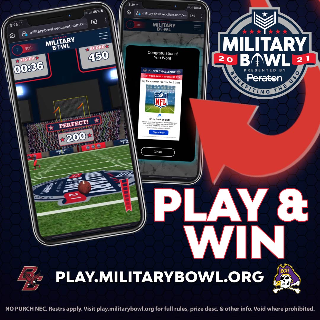 MilitaryBowl tweet picture
