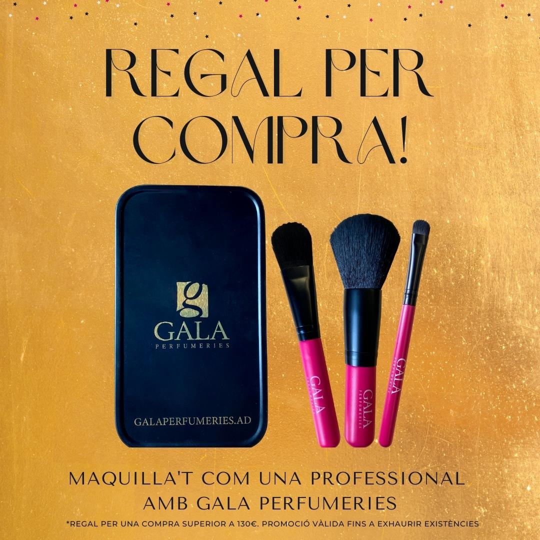 Galaperfumeries's tweet photo. Regal per compra! 🎁

Aquest Nadal emporta’t un set de maquillatge amb 3 brotxes de regal. Aconsegueix-lo a les nostres Gala Perfumeries i al nostre web per cada compra superior a 130€.

*Promoció vàlida fins a exhaurir existències. https://t.co/KDhoZCJ4rC