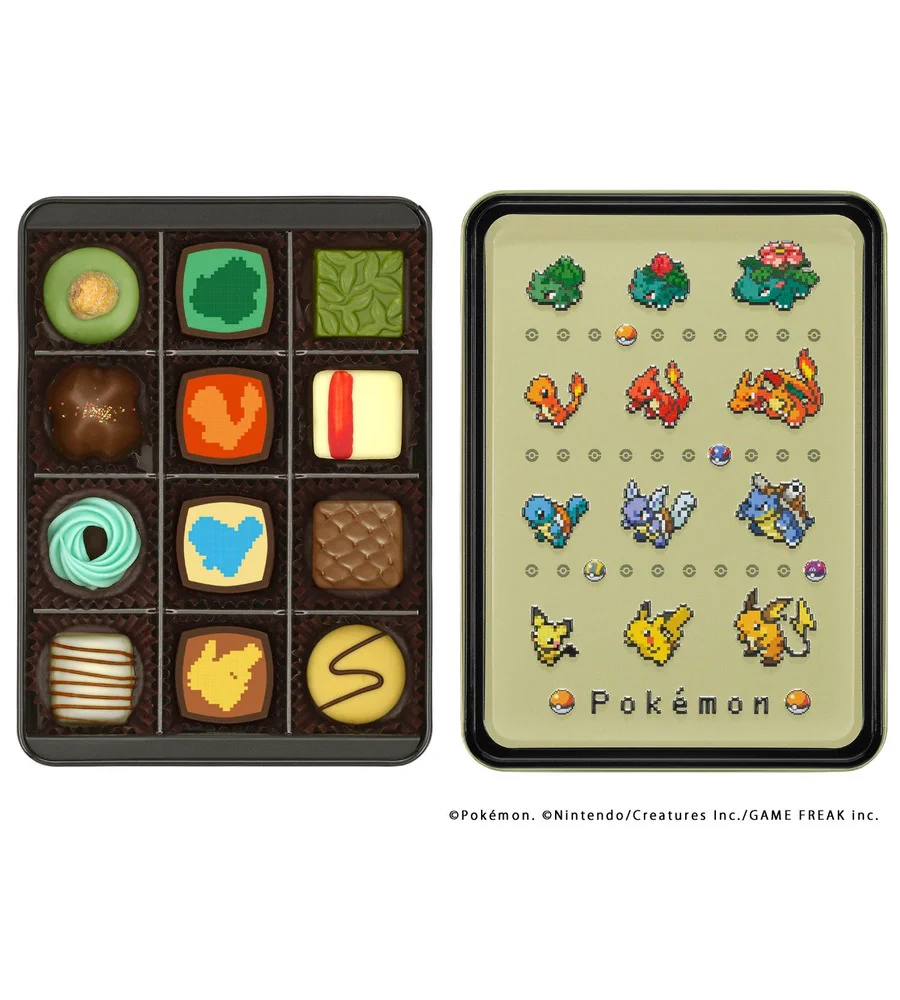 メリーチョコレート×ポケモン！ピカチュウやヒトカゲの進化を表現したチョコレートが登場！