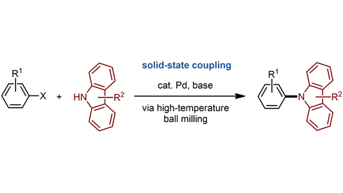 ChemSusChem's tweet photo. Solid-State C-N Cross-Coupling Reactions with Carbazoles as Nitrogen Nucleophiles Using Mechanochemistry (Ito and co-workers @haj19932469 @k0j1chem) #CMTD_CSSC_Mechano https://t.co/NUrFHsb4oa https://t.co/Odx6Cm8yId