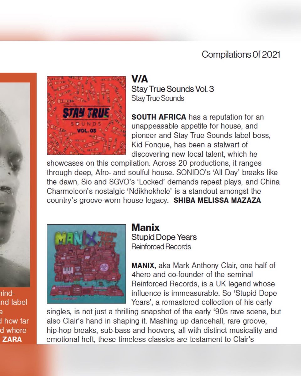 KidFonque's tweet photo. Earlier in 2021 I compiled @StayTrueSounds Vol.3 including 20 tracks from 20 producers. 
I am very proud to announce that STS Vol.3 has been listed as one of the best comps to come out in 2021 by @DJmag 🔊🔊
Congrats to every single artist that shone their light on this album 🌞 https://t.co/ZnnYPFm5sL