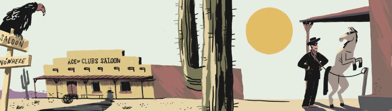 ericMesquivel's tweet photo. I had a blast writing for Red Games' SOLITAIRE STORIES video game! I wound up authoring four separate levels, each one based on a different storytelling genre.
Here's some art from the Western one!
Play it here: https://t.co/62Cv5Dfutm
#VideoGames #VideoGameWriter https://t.co/3cqMHgiwfd