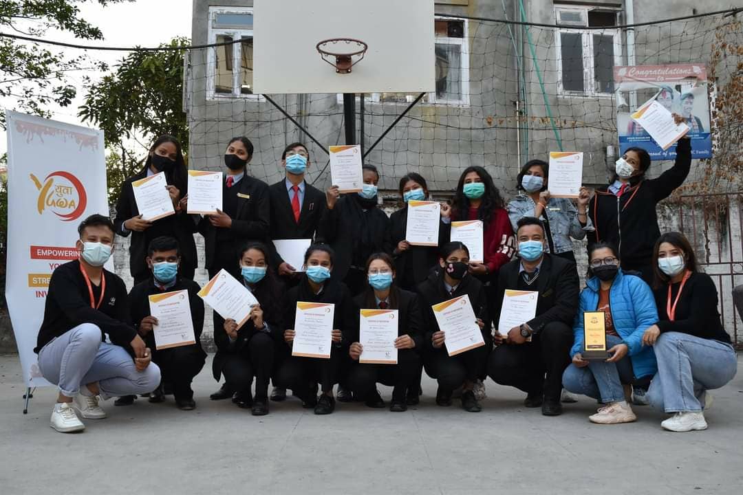 YUWAtweets's tweet photo. We conducted Prarambha, a 2-day workshop targeted towards #youth at Everest Innovative College, KTM. There were 14 participants.
It had sessions on #IdeaGeneration, #ProblemMapping, #ScenarioAnalysis, Approaches to Solutions, Plan of Action , reporting, Resource Mapping, etc. https://t.co/YdYTmjJQgT