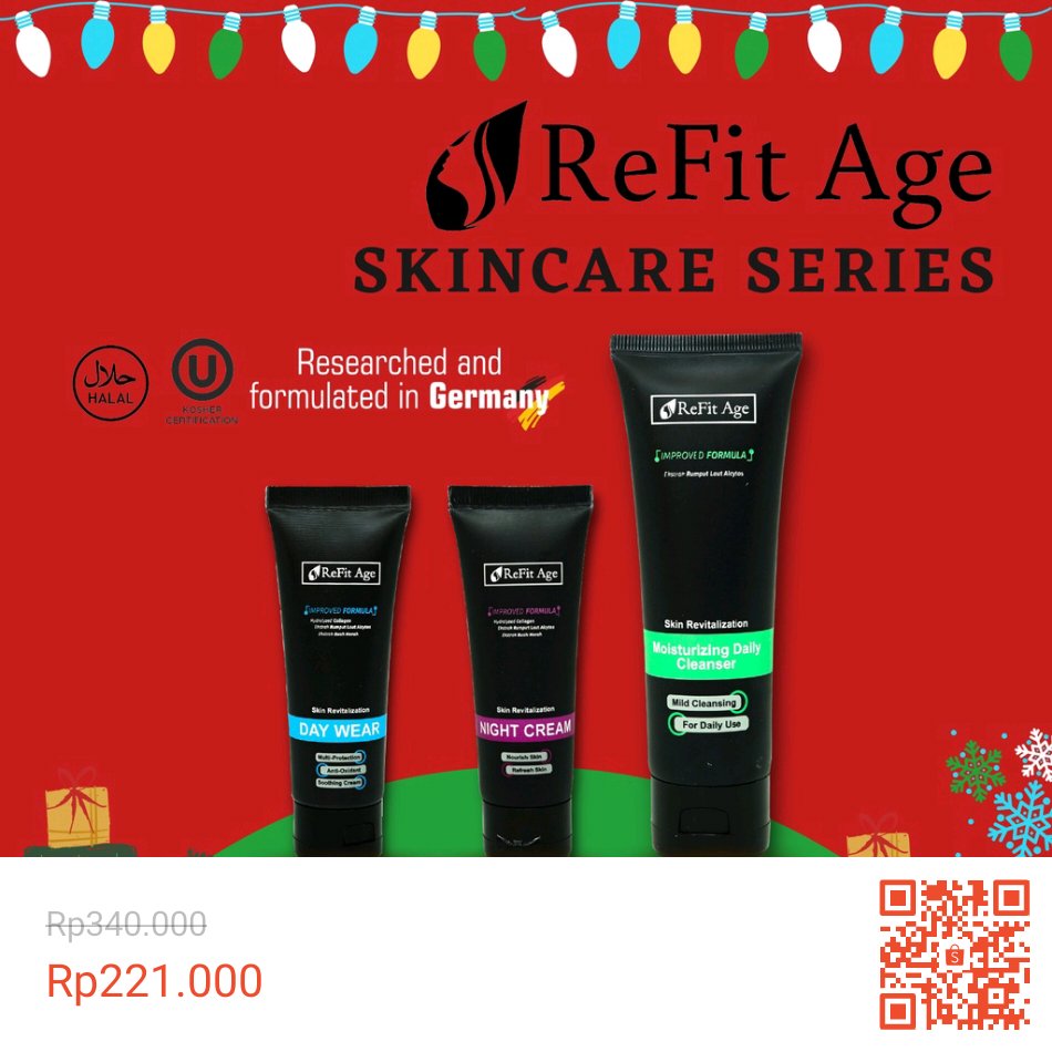 ucils_'s tweet photo. Temukan Collagen Skin Care Series ReFit Age, Paket Perawatan Anti Aging &amp; Whitening Untuk Semua Jenis Kulit dengan potongan 35%! Hanya Rp221.000. Dapatkan segera di Shopee! https://t.co/AKmN2NMq6Y #ShopeeID https://t.co/3b2ztrUlAW
