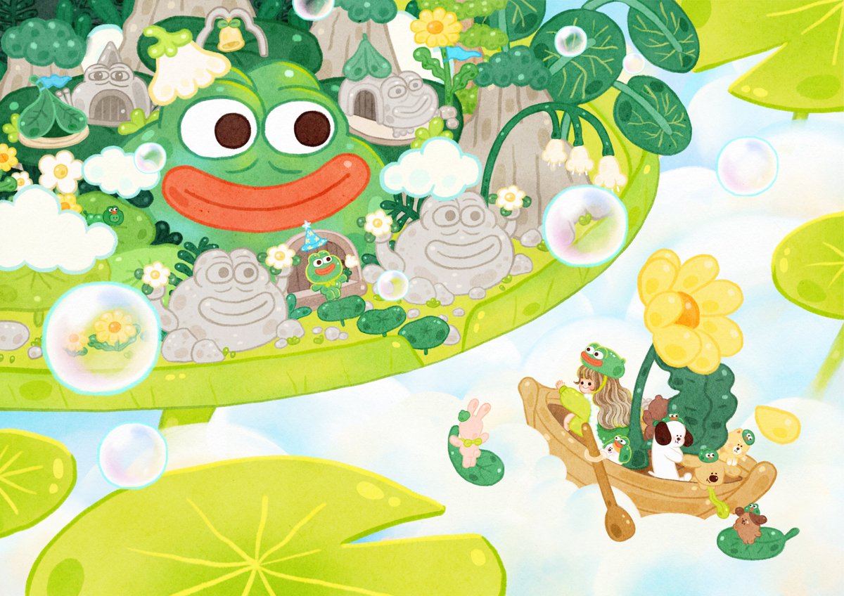 fahfahsnft's tweet photo. OMG !!! nice to meet you @jaggedsoft  :)
Thank you for bidding my P3P3 Island of the Frogs
;w; happy to join #frogfam  🐸

💙
CURRENT BID : 1.00 ETH
https://t.co/cge21CcWVf https://t.co/a6Kuu827En