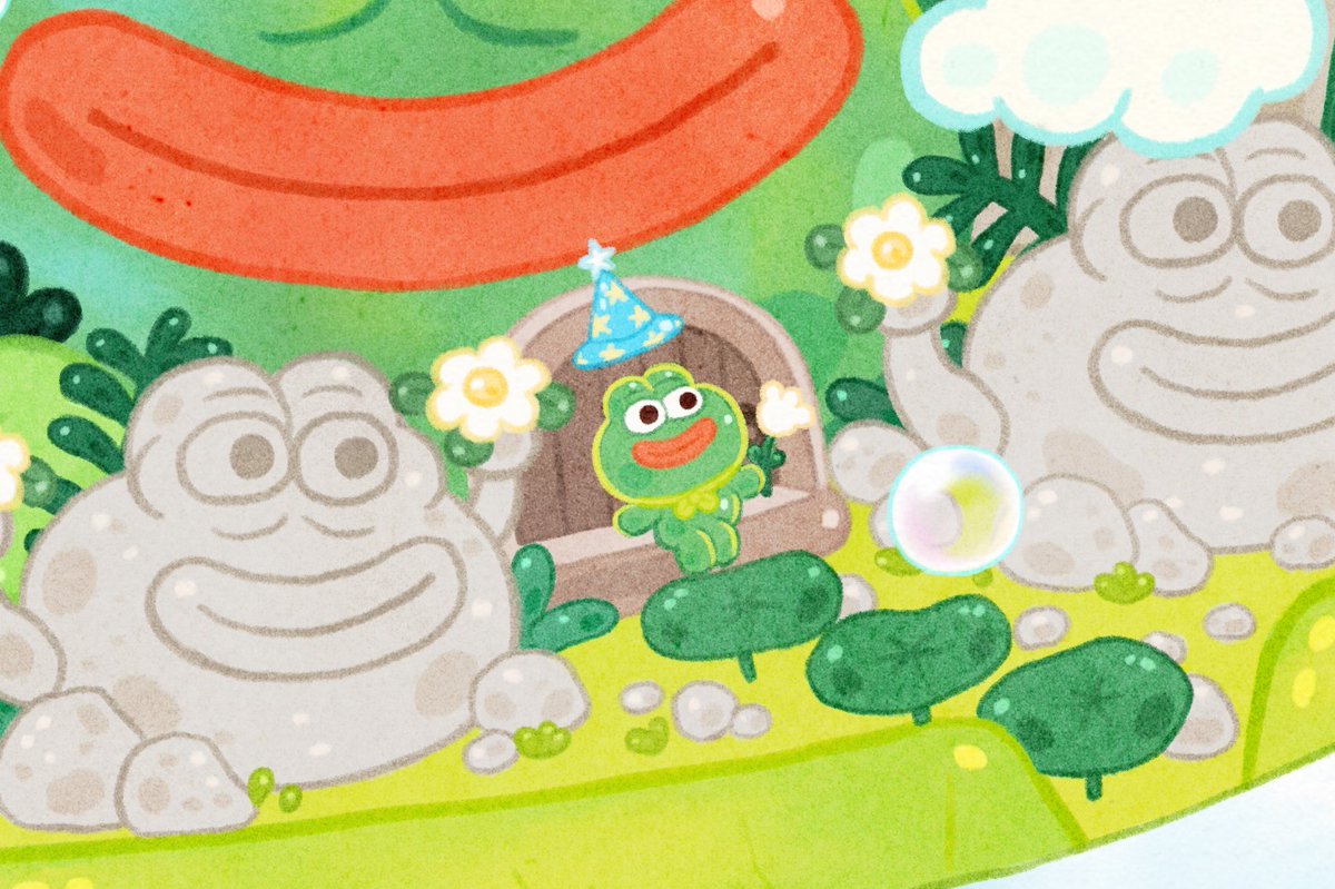 fahfahsnft's tweet photo. OMG !!! nice to meet you @jaggedsoft  :)
Thank you for bidding my P3P3 Island of the Frogs
;w; happy to join #frogfam  🐸

💙
CURRENT BID : 1.00 ETH
https://t.co/cge21CcWVf https://t.co/a6Kuu827En
