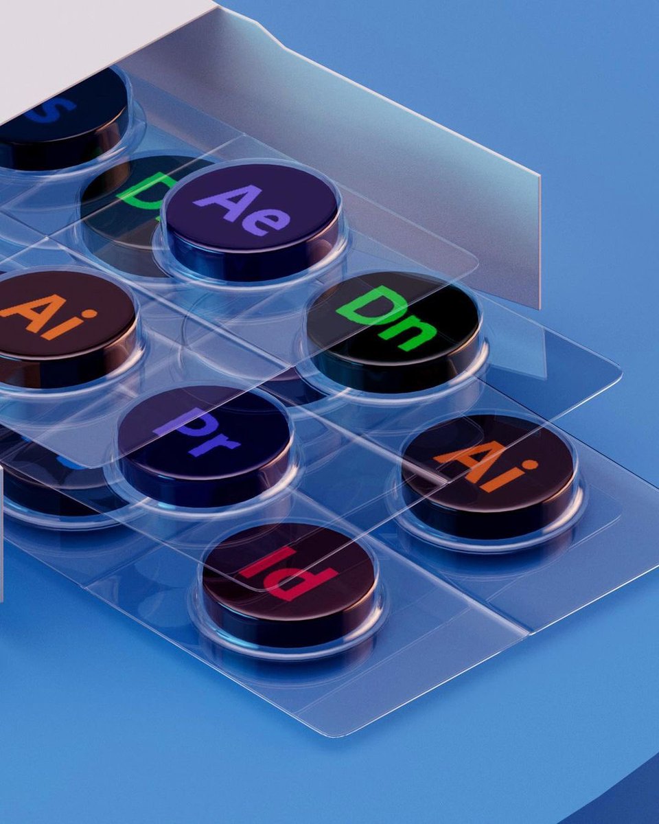 Another day, another 3D piece, designers should recognise these 👀 

<a href="/Adobe/">Adobe</a>