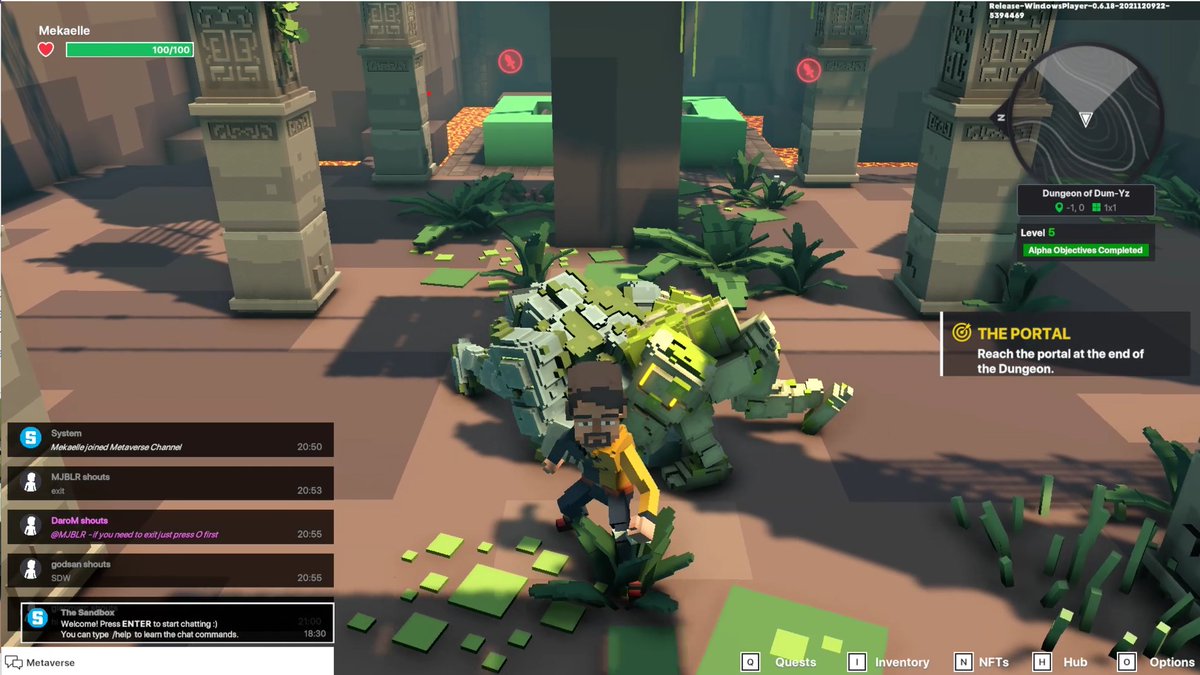 MekaellePenn's tweet photo. @TheSandboxGame #SandboxAlphaContest DAY #12

2 golems, make them fight eachother! https://t.co/iIKwpJtniA