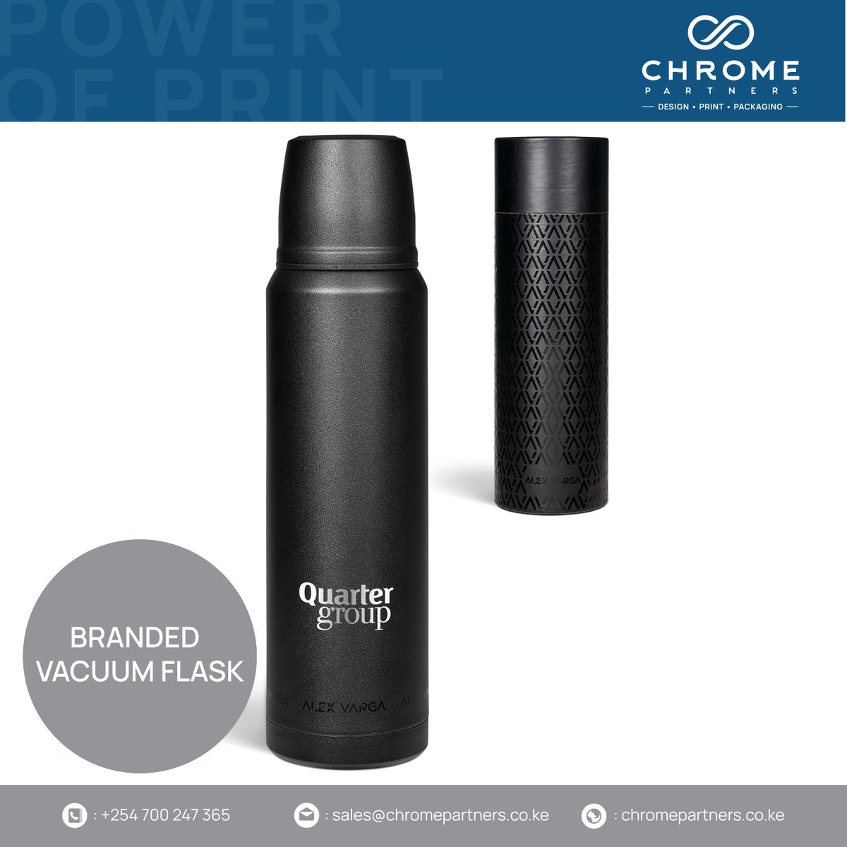 ChromePartners's tweet photo. Keep your liquids hot with a branded vacuum flask. Call us or visit:https://t.co/yO4beqPMmf for gift ideas.
#vacuumflasks #promoproducts #endofyeargifts #corporategiftingideas #promotionalgiveaway #chromepartners #thepowerofprint https://t.co/JbVo5GM7v1