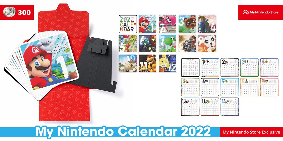 New My Nintendo rewards are here! This two-piece #MetroidDread Pin Set and the My Nintendo 2022 Calendar are both available now. Get yours with Platinum Points (plus shipping): bit.ly/3oUNBjr