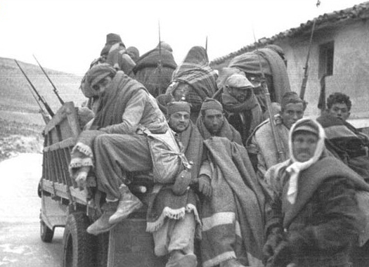 civil_spanish's tweet photo. As their colleagues in the north are advancing, The #Republican XVIII corps will start also #OTD 1937 its push towards down #Teruel. Its 41st Division will capture #Concud today but won't reach their colleagues from the north. https://t.co/Kw2qPx5ULq