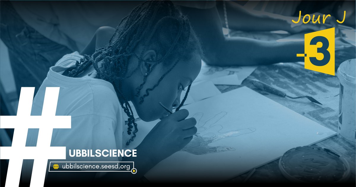 SeeSDSenegal's tweet photo. ⌛ Plus que 3 jours avant le festival Ubbil Science. Restez connecté sur https://t.co/uGnDcI8Joa. Une de nos apprenantes en plein atelier de peinture.  #SeeSD #UbbilScience #kidsart  #sciart #covid19 #openscience #blackinstem #STEMAfrica @UVS_Senegal @IDRC_BRACO @OSIWA1 https://t.co/aRdQNTBEVb