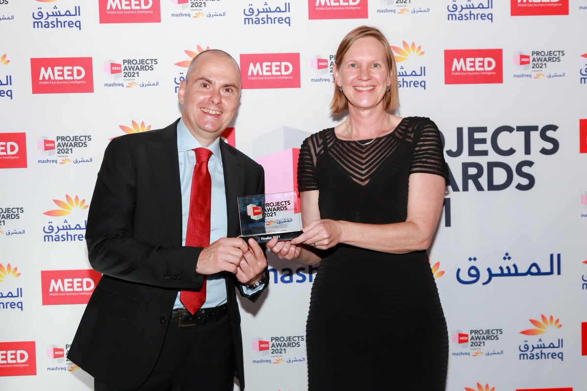 Stantec's tweet photo. UAE’s Federal Policies for Treated Wastewater Reuse was acknowledged at the MEED Project Awards 2021 for having made it to the nominations for Sustainability Medal. Congratulations to all the finalists! https://t.co/MNeSuzuLgA #StantecProud #MeedProjectAwards #Water https://t.co/8JET0XBy2E